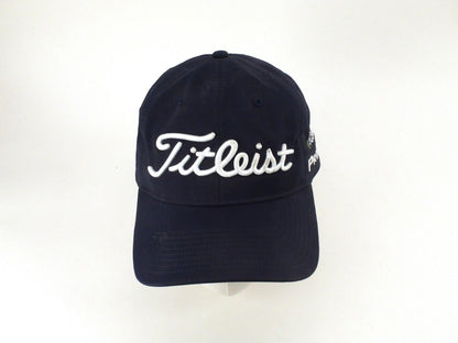 Titleist Tour Golf Cap, Hat - FJ, Pro V1, Gemini, Patch - Adjustable Navy Blue
