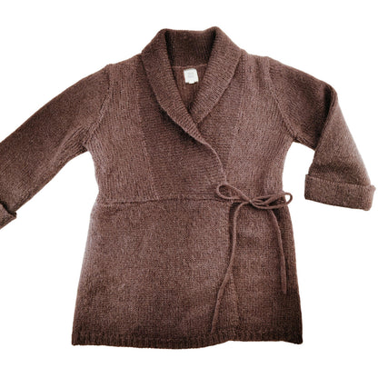 Noa Noa Purple Mohair Blend Wrap Cardigan Women's Size M