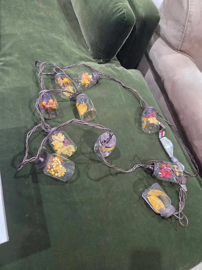 Fall Jar String Lights - 10ft