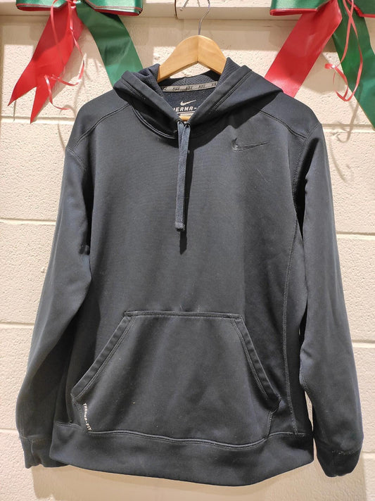 NIKE KO 2.0 THERMA-FIT HOODIE SWEATSHIRT GREY BLACK (SIZE M)
