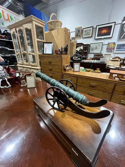 Maitland Smith Decorative Cannon 18" long