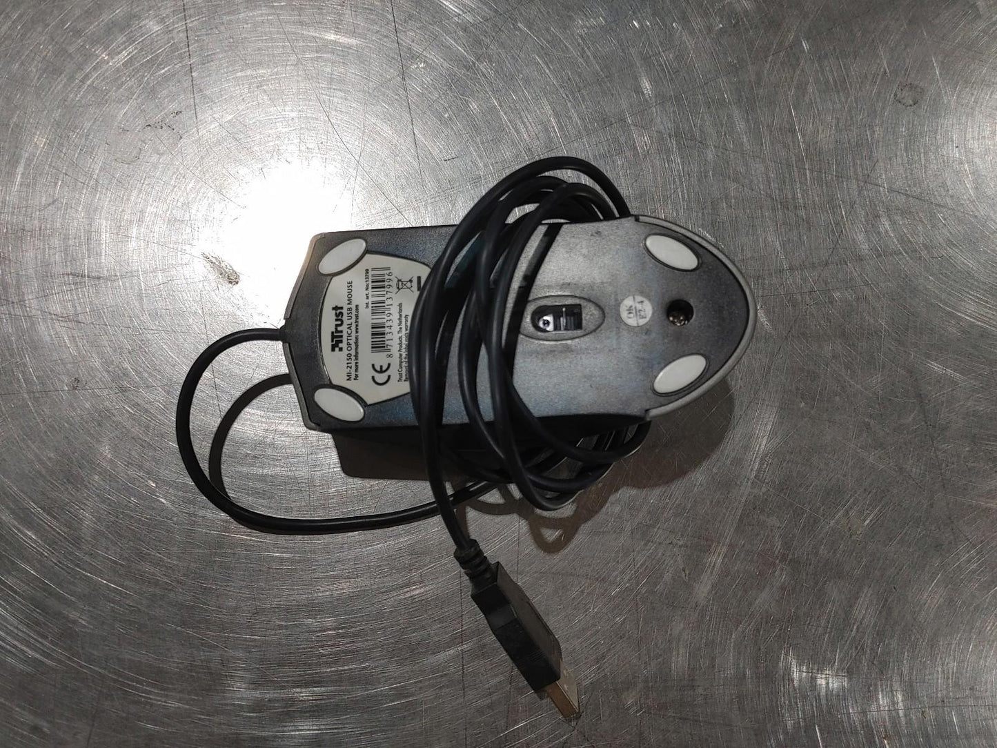 GOOD CONDITION Trust MI-2150 USB Optical Mouse Silver
