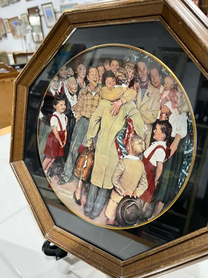 Norman Rockwell Plate