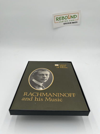 Great Men Of Music Sergei Rachmaninoff and His Music 4 Cassette tape Set Used