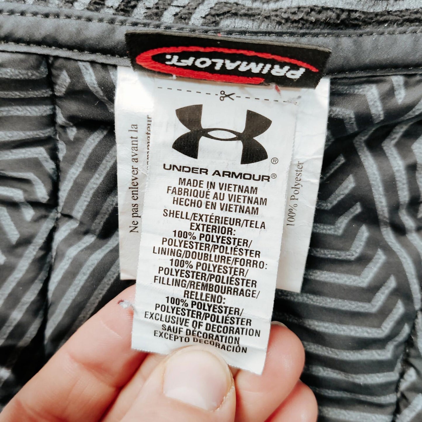 Under Armour Black Quilted Jacket Women's Size Small