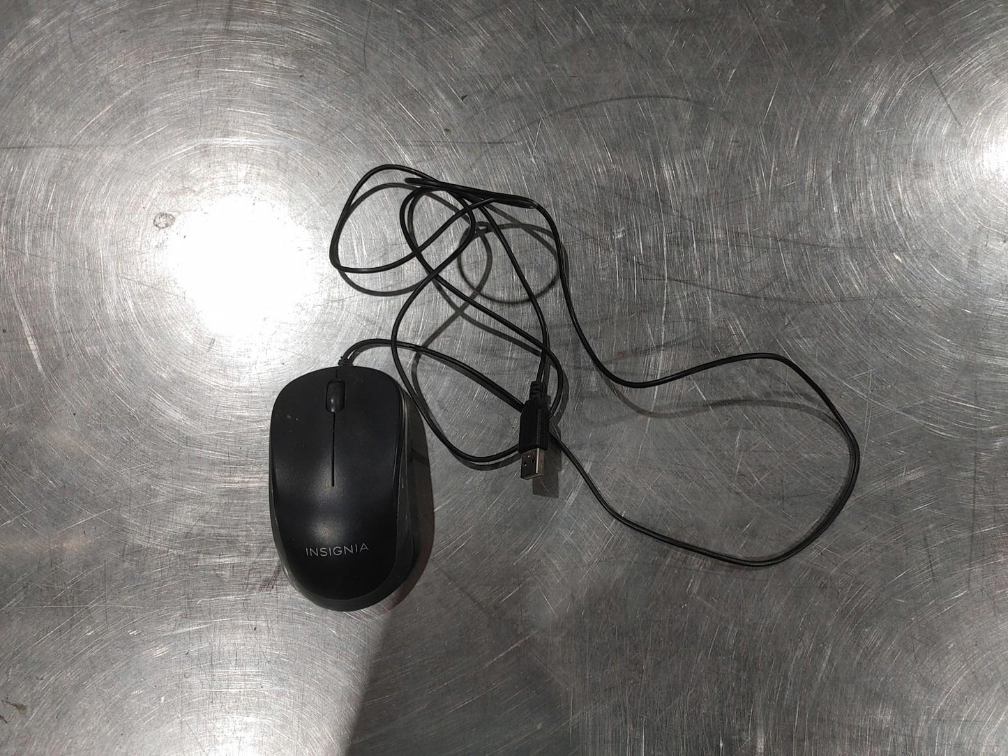 INSIGNIA USB Mouse Black/Grey - Fair