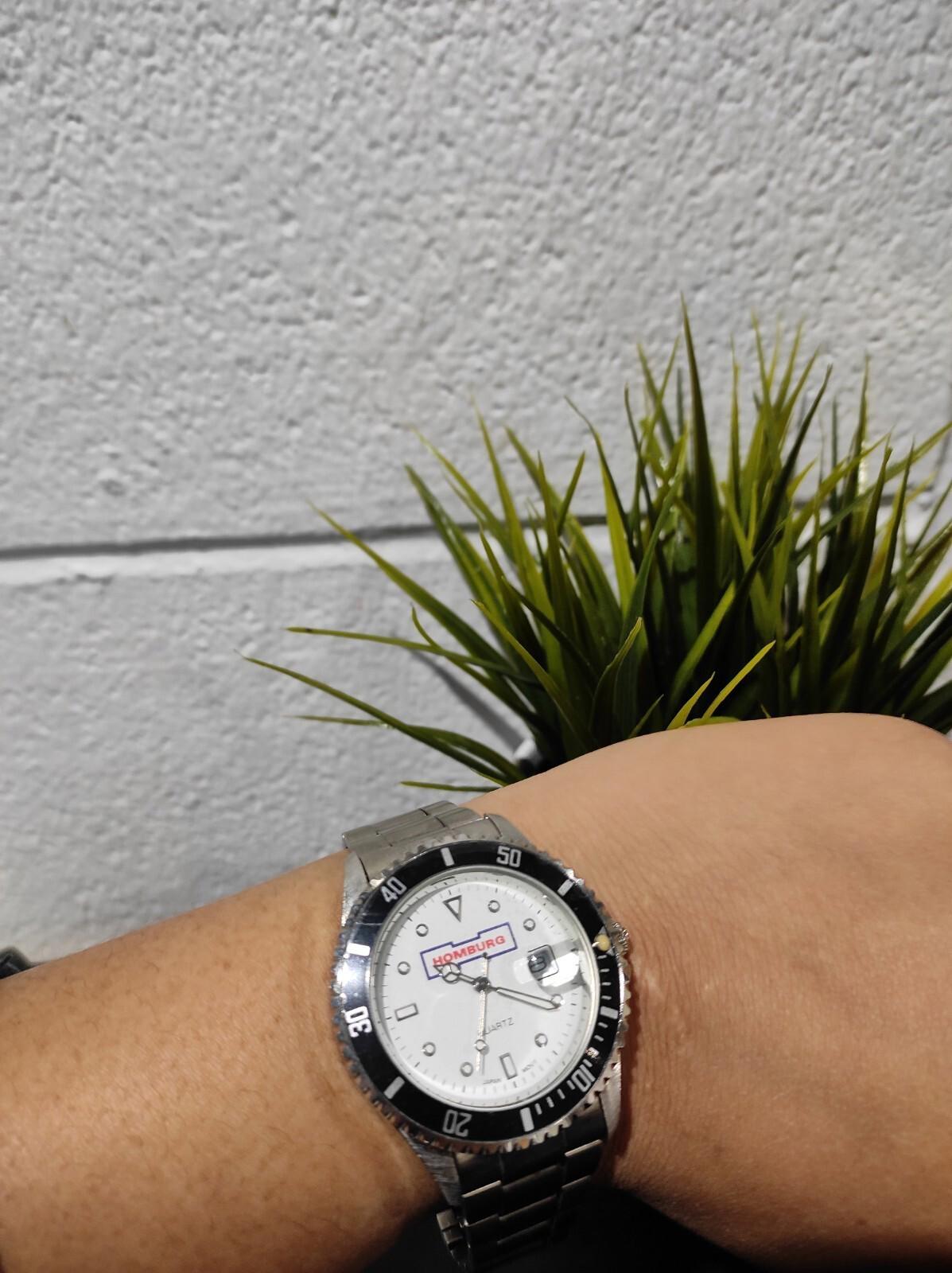 Homburg Quartz Watch Stainless Steel Belt
