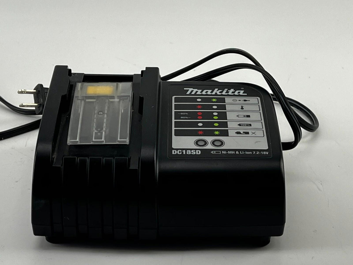 Chargeur de batterie Makita DC18SD 18 V Li-ion et Ni-MH