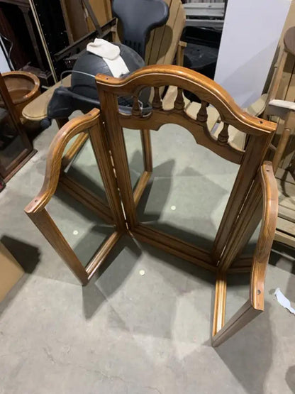 Large Wooden Dresser Mirror