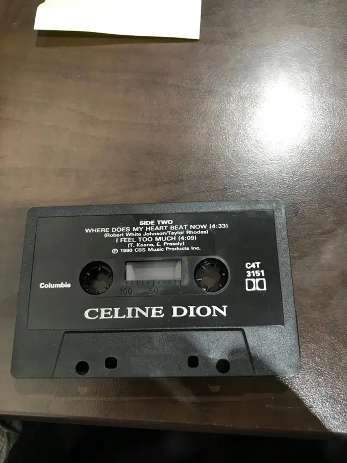 Celine Dion Cassette