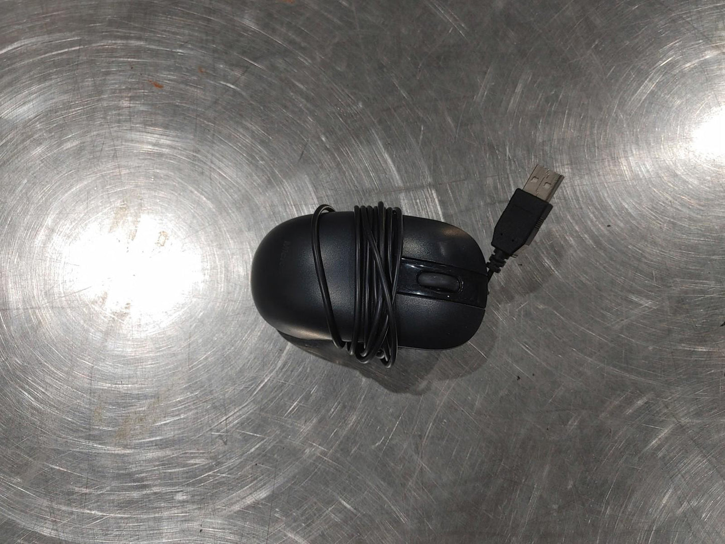 Good Condition Microsoft Wired USB Computer Mouse Black