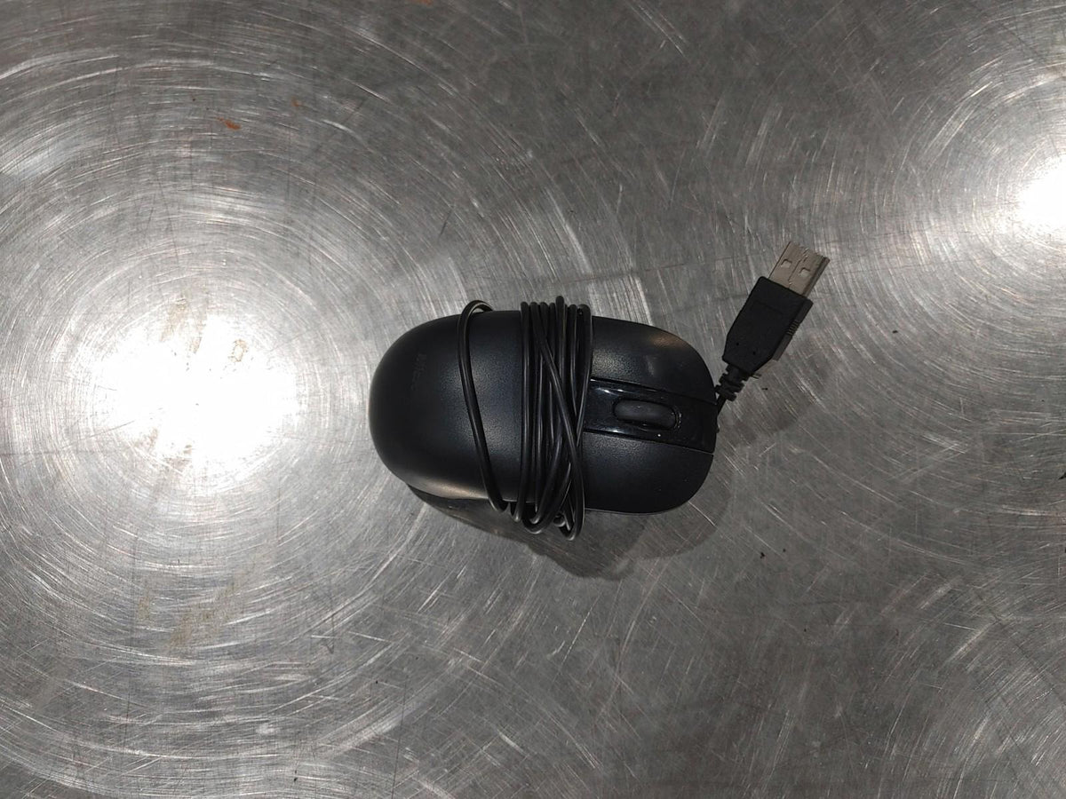 Souris d'ordinateur filaire USB Microsoft noire en bon état