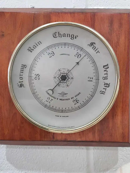Vintage Tomorrows Weather By Vicks Barometer