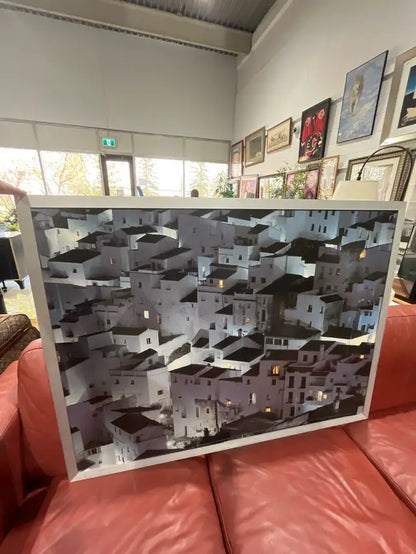 IKEA canvass wall art Framed Cityscape Print