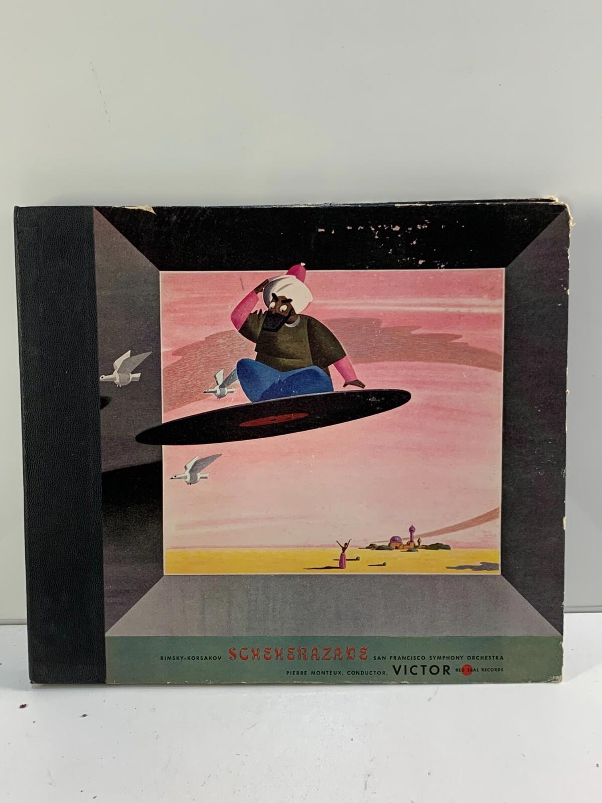 Scheherazade, Rimsky Korsakov, P. Monteux San Francisco Orchestra 5 Disc 12” LP