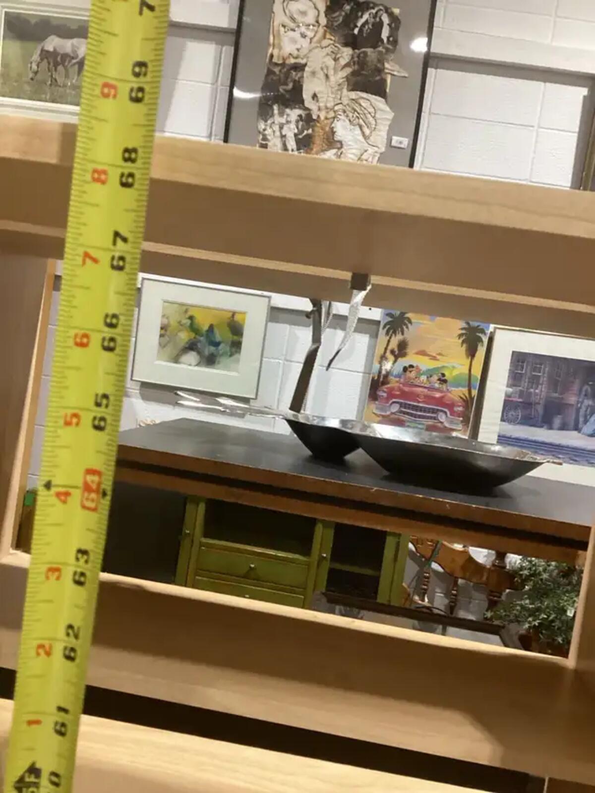 Wood Shelving Units - 2 Available