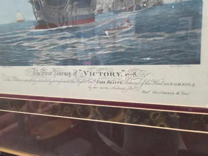 First Journey of Victory 1778 Print