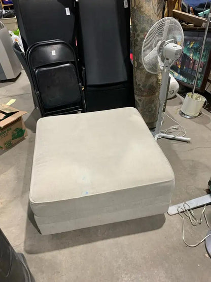 Large Fabric Ottoman