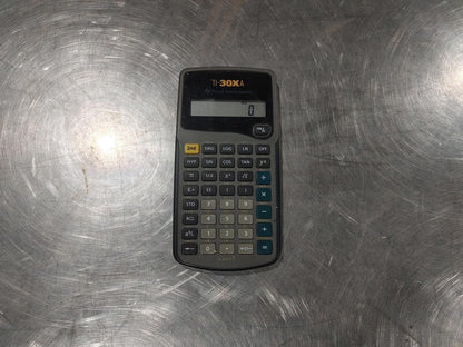 Texas Instruments TI-30XA Scientific Calculator Black/Grey Tested Working - Fair