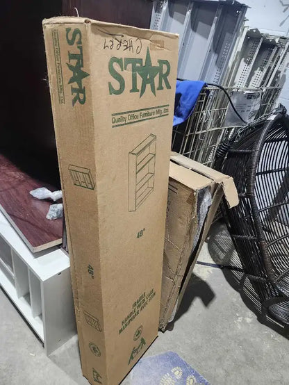 Star 48" Wooden Bookcase - New in Box
