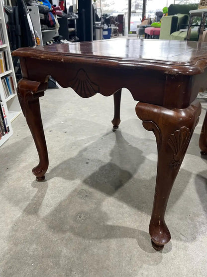 Solid wood square coffee table