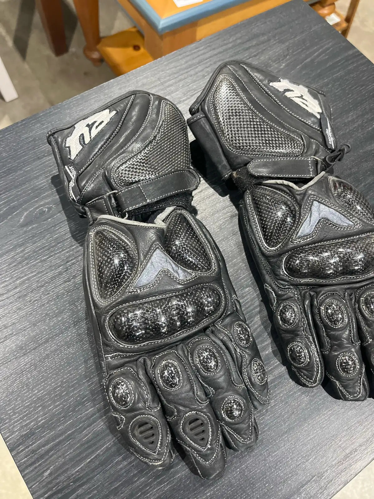 Keprotec schoeller carbon bike gloves size S
