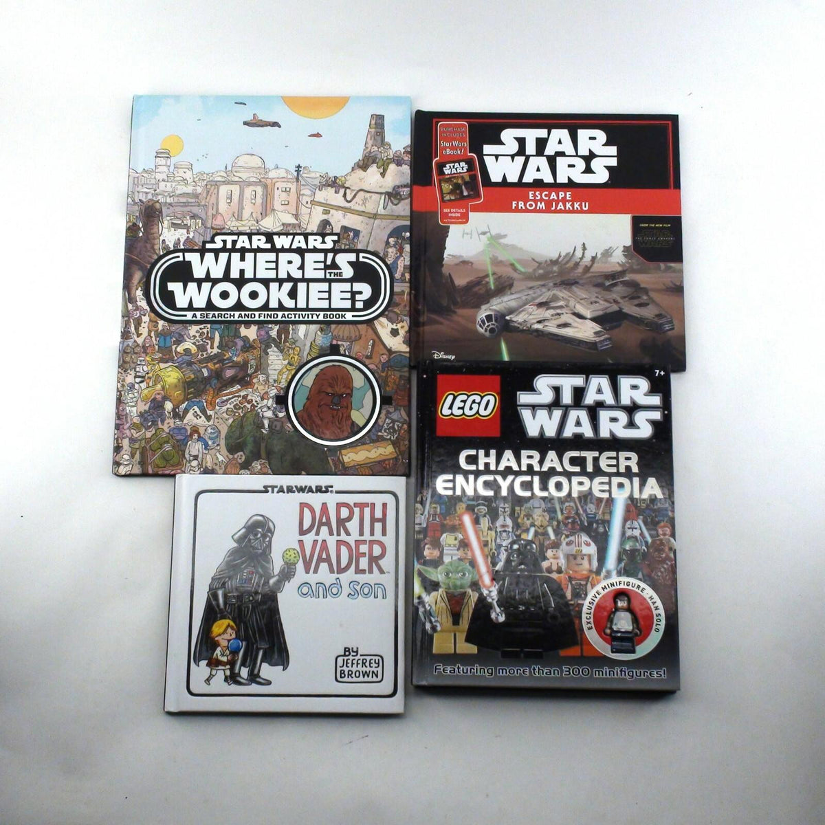 Star Wars Children's Books - Lot Of 6 - Darth Vader And Son, Look & Find, Colour