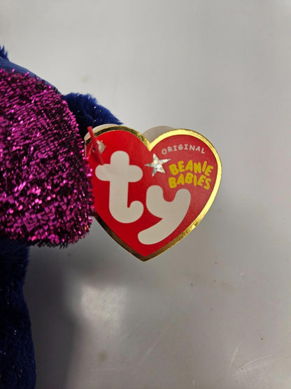 TY Beanie Baby - MARDI GRAS the Mardi Gras Bear (7.5 inch)