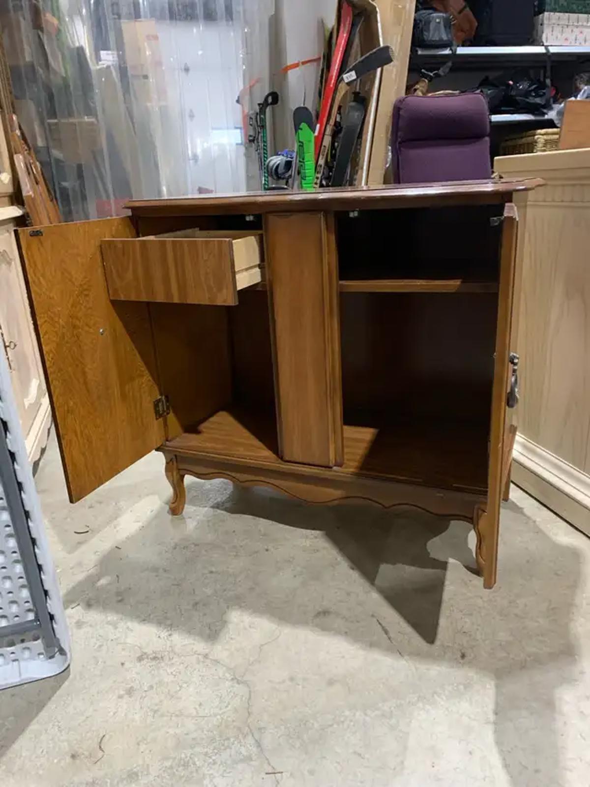 Vintage Wooden Cabinet with drawer