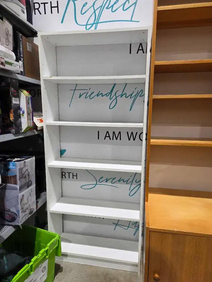 White Ikea Billy Bookcase
