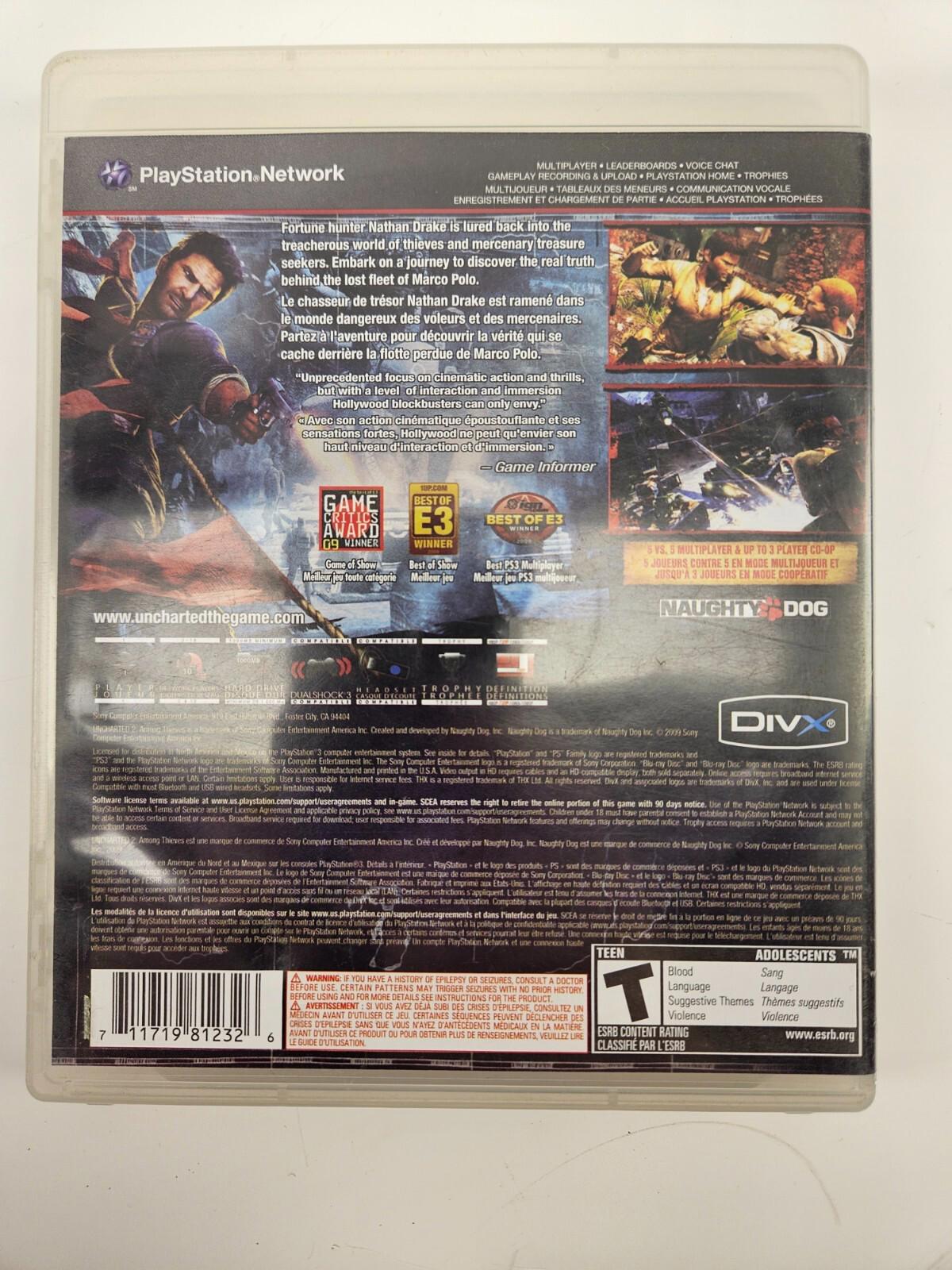 Uncharted 2: Among Thieves - Sony PlayStation 3 PS3