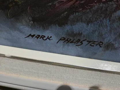 Original Mark Palaster - Mountain Oil Painting