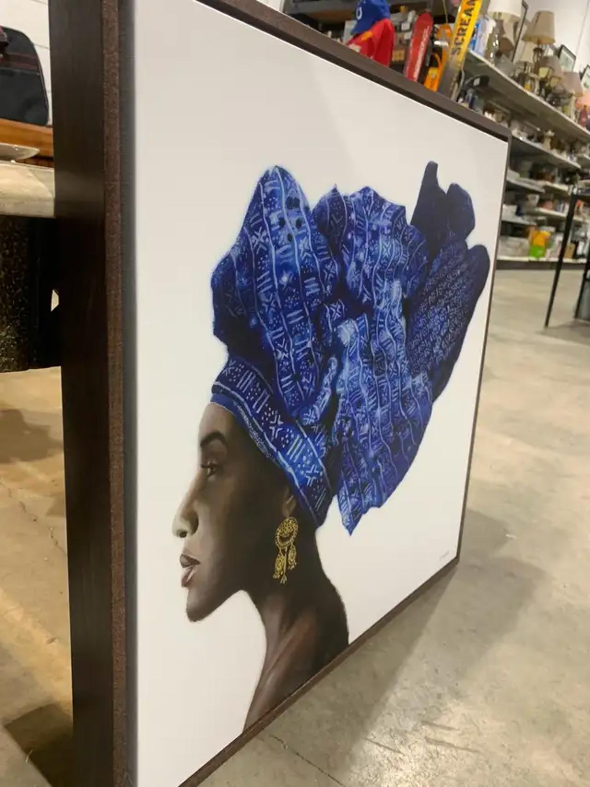 Woman's Portrait Framed Wall Art