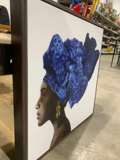 Woman's Portrait Framed Wall Art