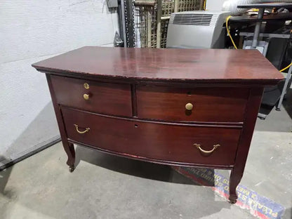 Vintage Wood Rolling Dresser