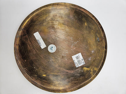 Egyptian Etched Copper Decorative 25cm Wall Plate