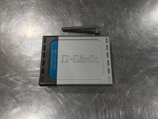 Good Condition D-Link 802.11g/2.4GHz Wireless Router Model Dl-524 Grey Untested