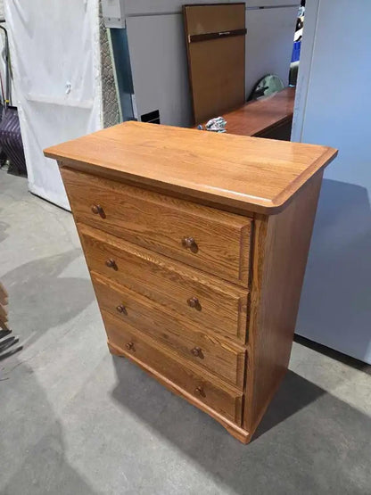 Solid Wooden 4-Drawer Dresser