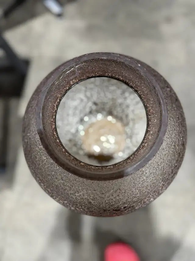 Textured Glass Vase