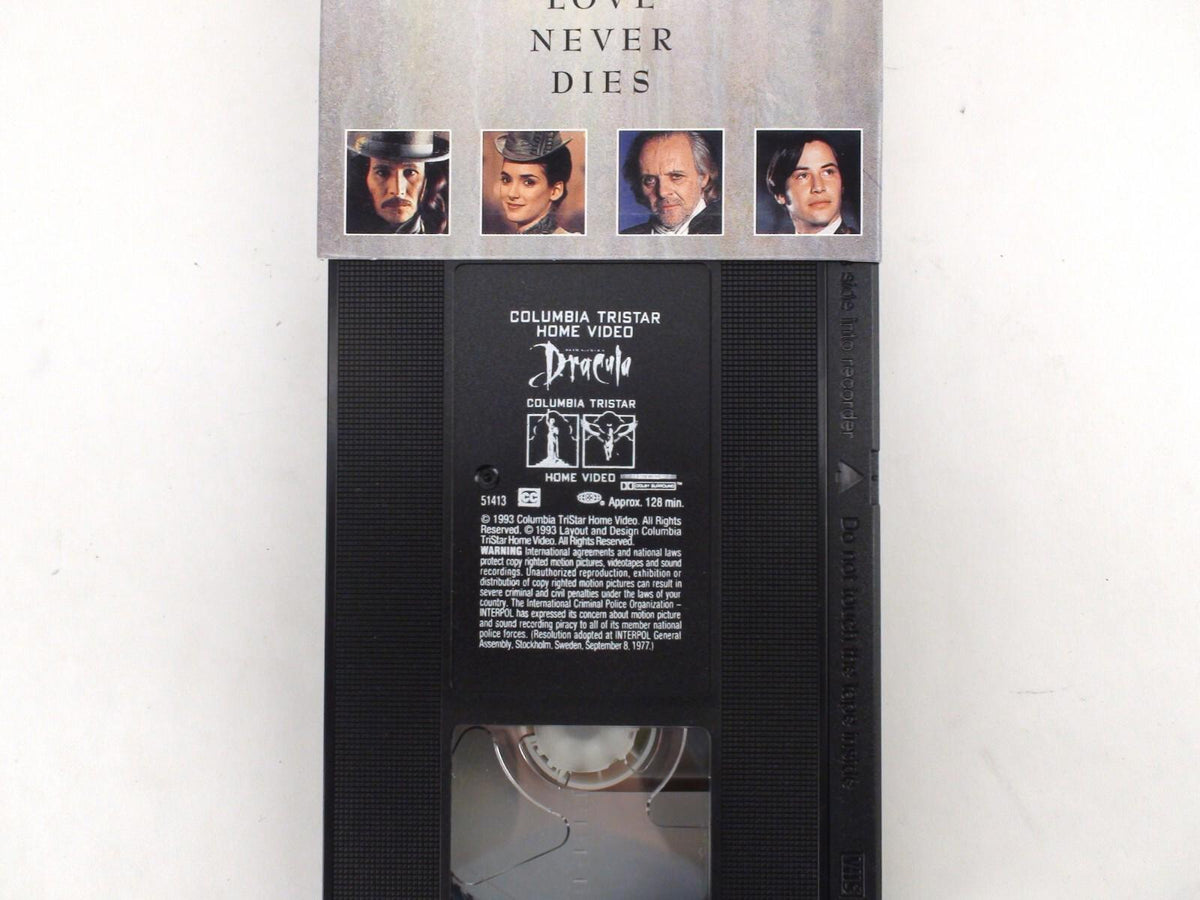 Bran Stoker's Dracula VHS, Excellent Condition