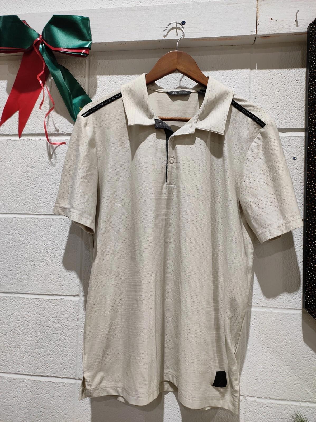 Polo de golf Adidas Adicross pour homme, taille M, manches courtes