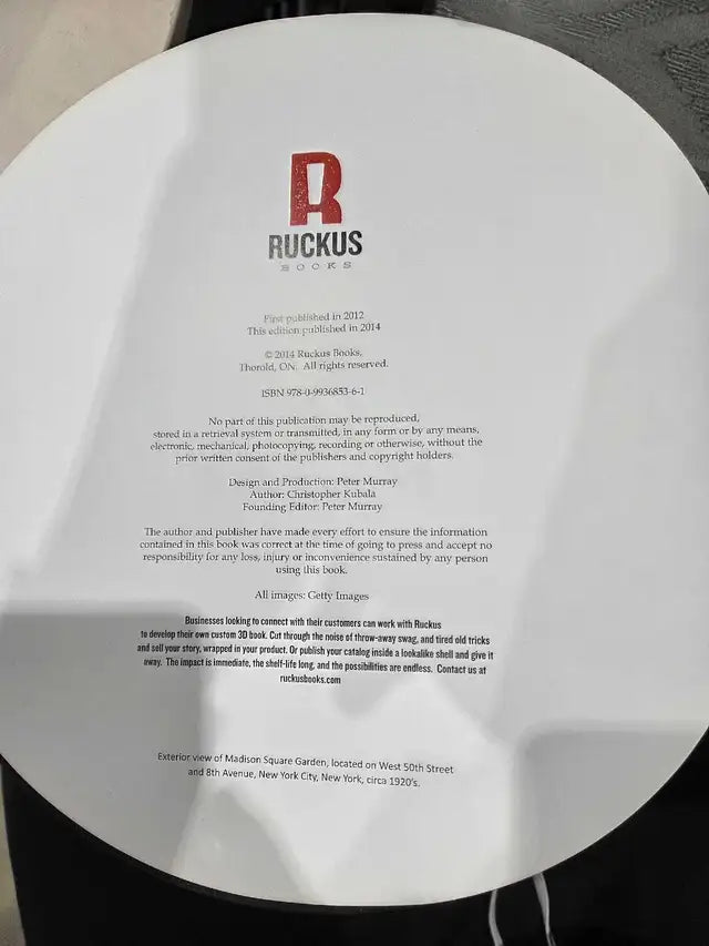 Ruckus Hockey Book