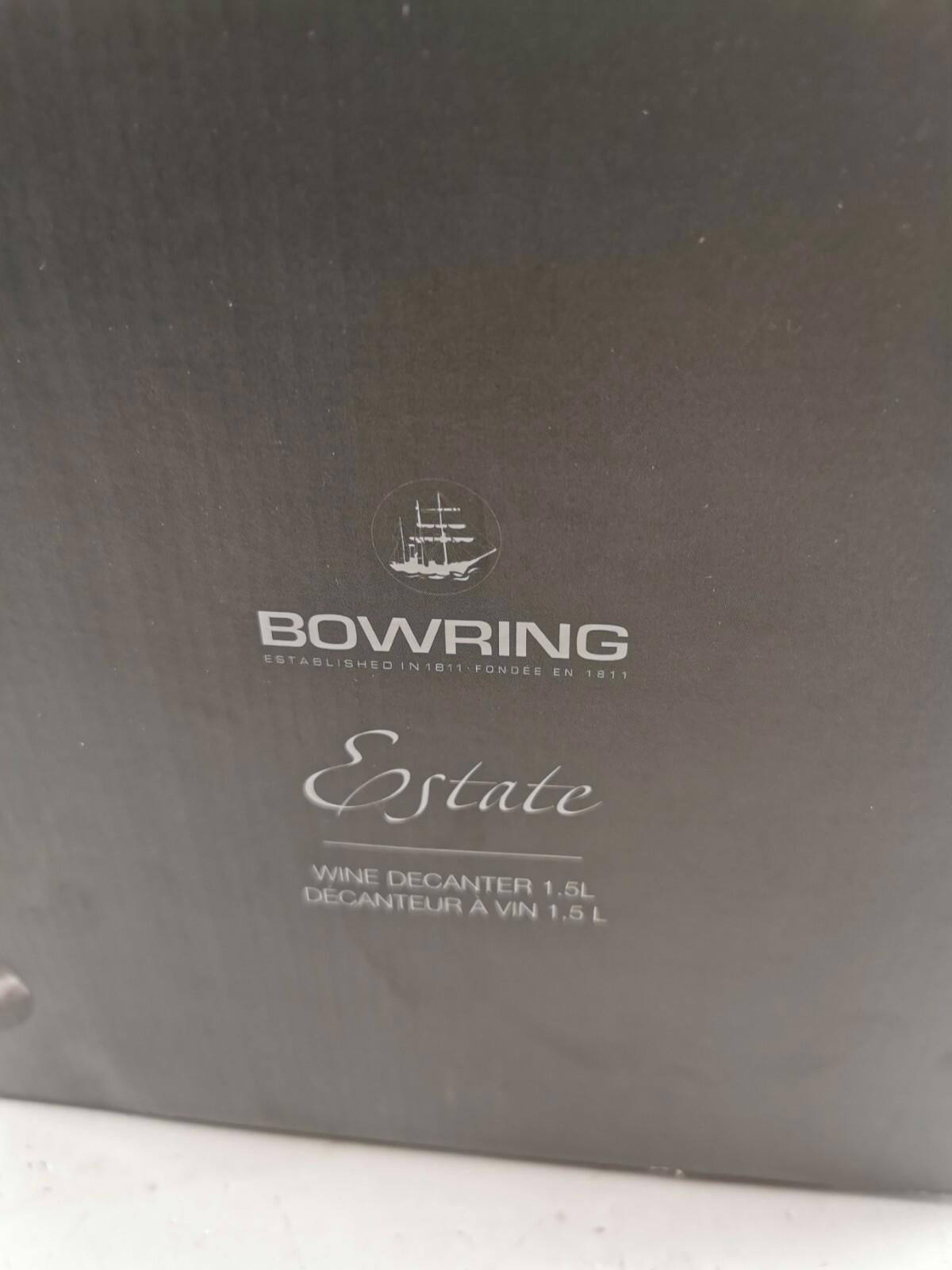 Bowring estate wine decanter 1.5L