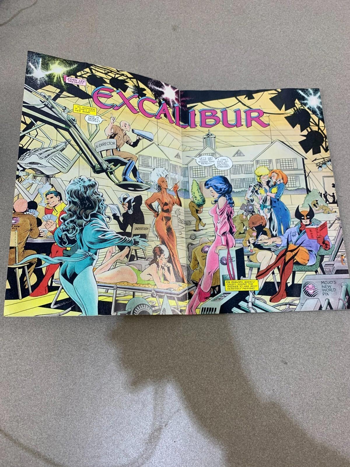 Excalibur Special Edition #1 Marvel 1987 Newsstand No Price Variant VG