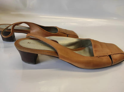 Naturalizer womens open toe slingback ankle buckle heeled sandals 7