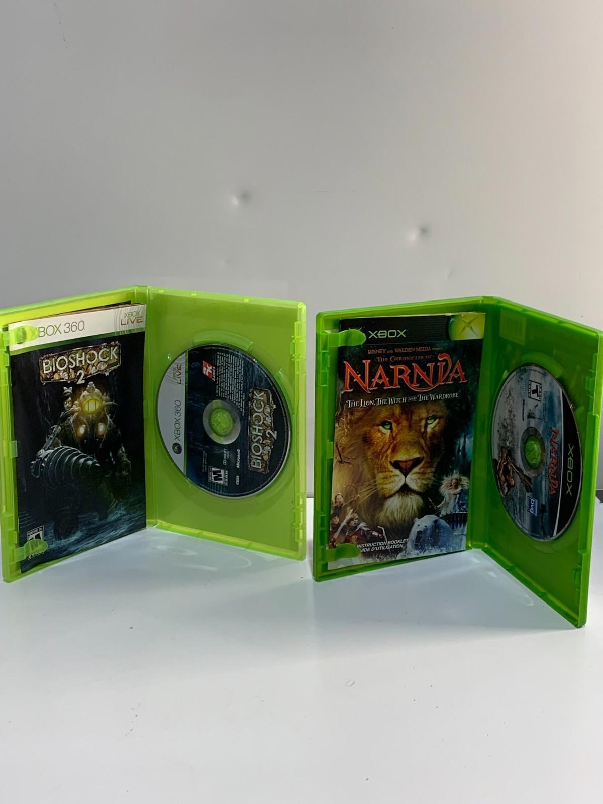 Lot of 2 Xbox 360 Games, Narnia & BIOSHOCK 2 RAPTURE