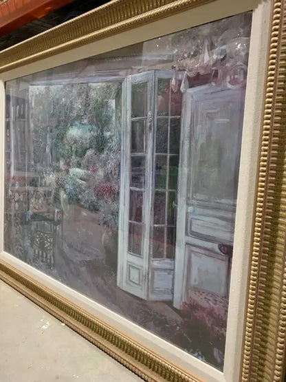Large Framed Garden Print