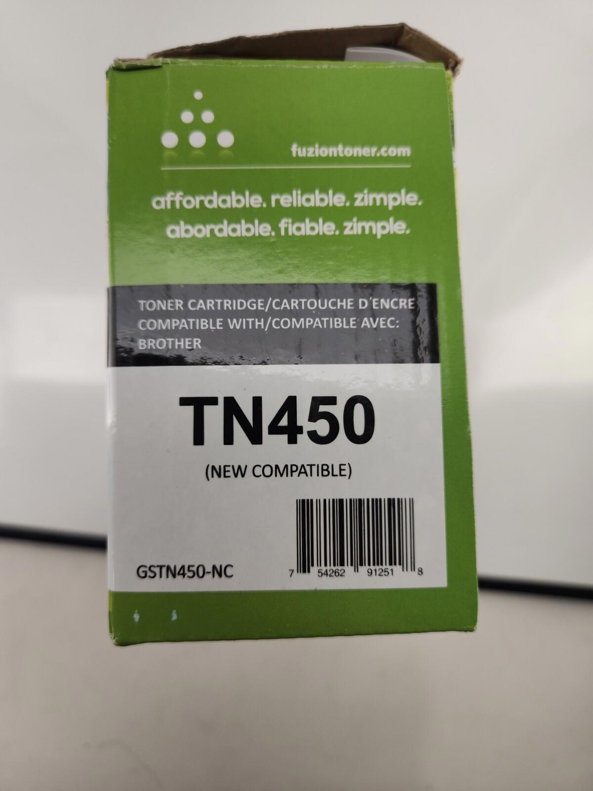 fuzion Toner Cartridge - Alternative for Brother TN450 - Black - GSUGSTN450NC