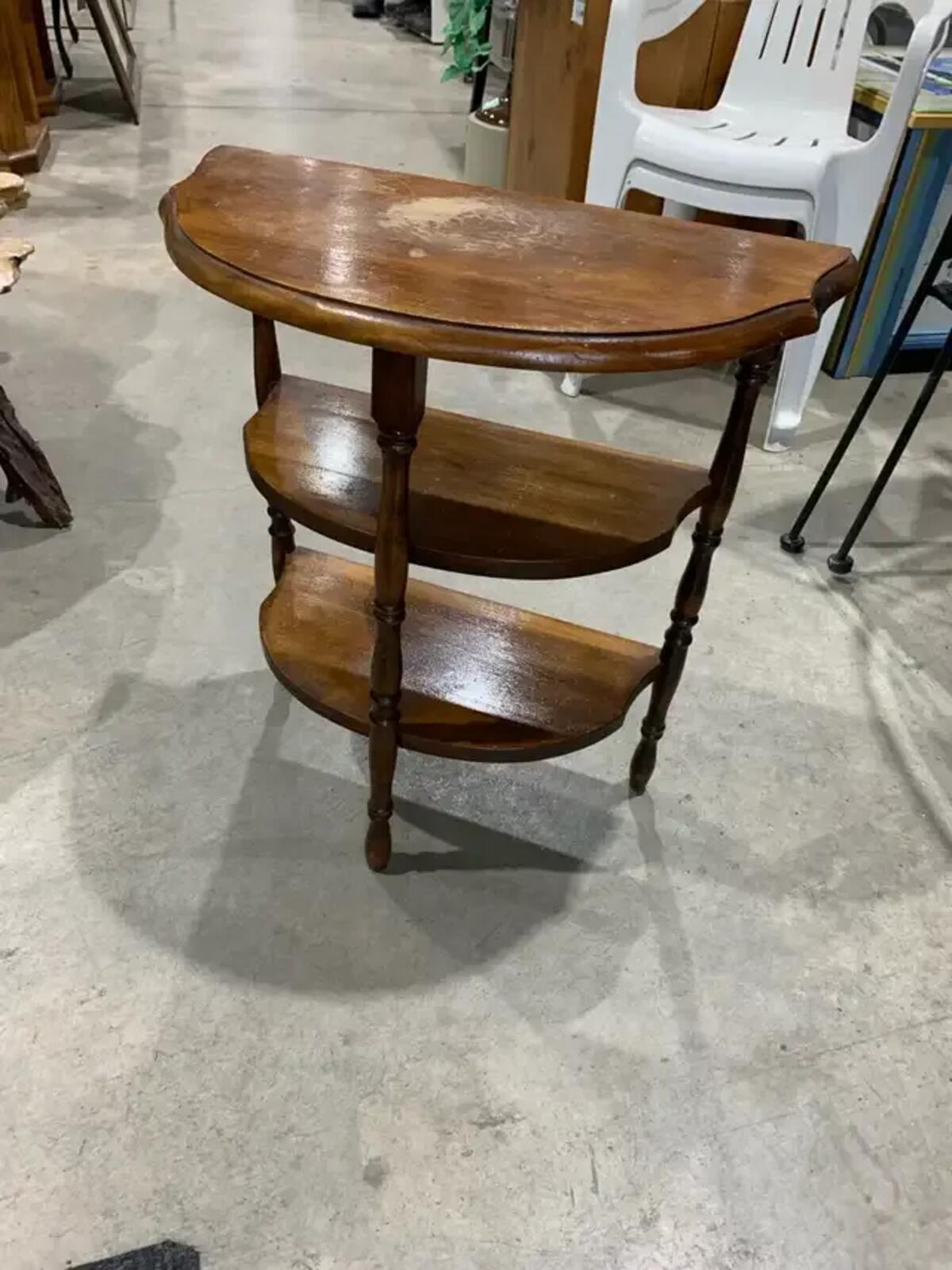Half Moon 3 tier plant stand