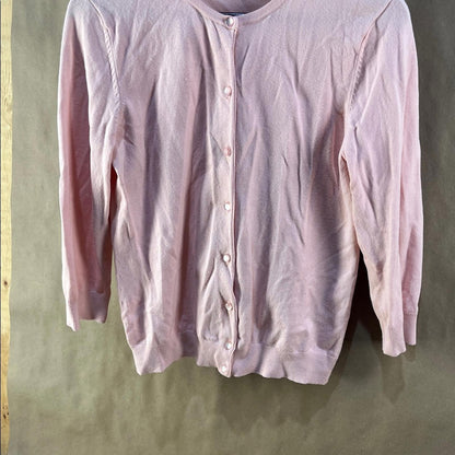 Cable & Gauge Light Pink Knit Cardigan (Size S)